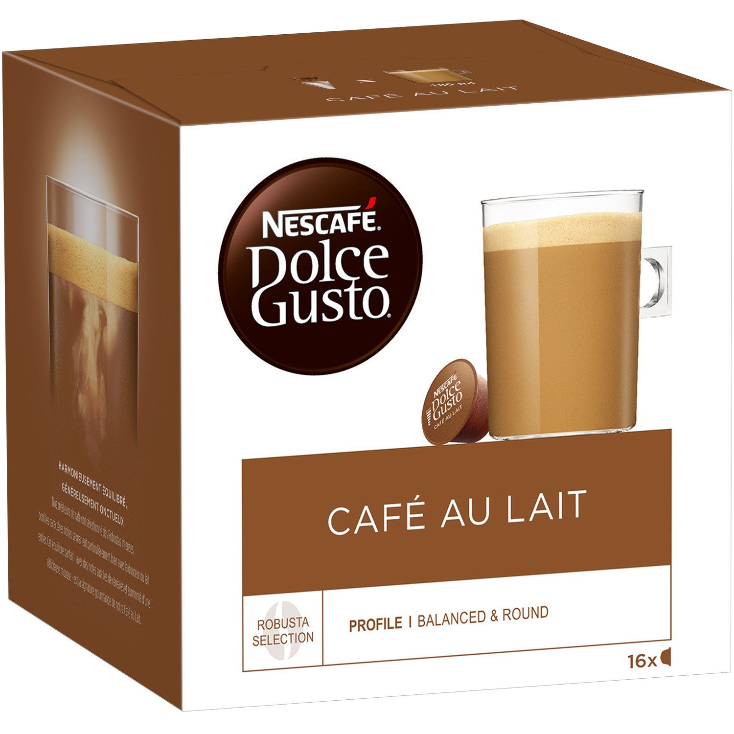 Dolce gusto cafe lait16ca
